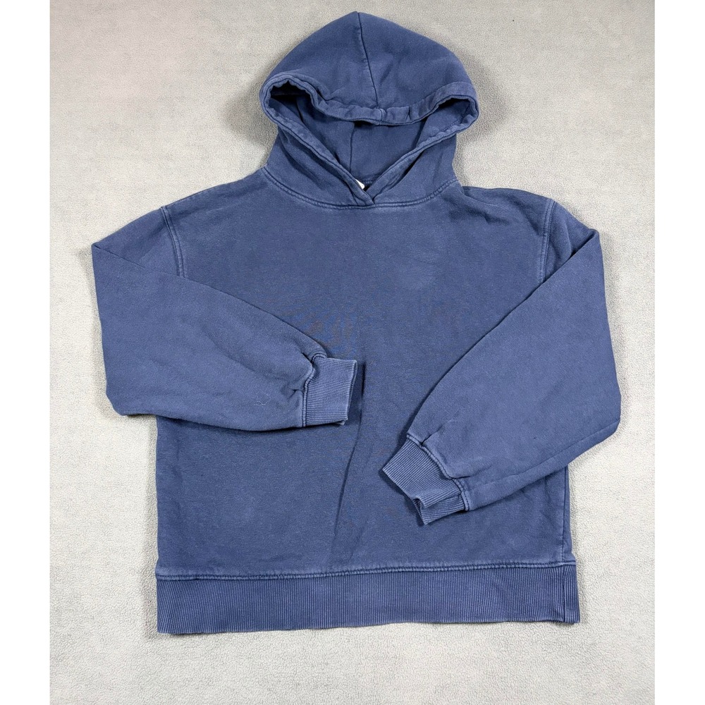 Zara Hoodie Kids Size 10 Blue Long Sleeve Pullover Solid Casual